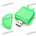 Mini Android Style USB 2.0 Card Reader for T-flash/Micro SD/MS/MS-pro/MS-duo/MS pro duo SD + More