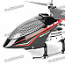 6613B Rechargeable 3-CH R/C Helicopter with IR Remote Controller - Black