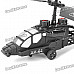 Mini Rechargeable 2-CH R/C Helicopter with IR Remote - Black