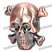 Skull Head Style Butane Jet Torch Lighter w/ Terrible Sound Laughter & Red Flashing Eyes