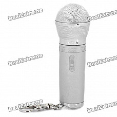 Portable Microphone Style Ashtray Keychain
