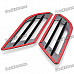 Universal Car Air Intake Decorative Stickers - Silver (Pair)