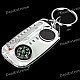 3-in-1 Multifunction Keychain w/ Compass / Magnifier / Thermometer
