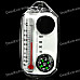 3-in-1 Multifunction Keychain w/ Compass / Magnifier / Thermometer