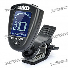 ZIKO DT-100 1.3" LCD Clip-On Tuner (1 x CR2032)