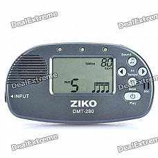 ZIKO DMT-280 2.2" LCD Metronome Tuner (2 x AAA)