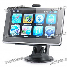 5.0" Touch Screen WinCE 6.0 MTK3351 GPS Navigator w/ Bluetooth / FM / 4GB TF Card w/ Europe Map