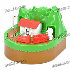 Cute Stealing Money Mice Coin Bank with Sound Effects - Green + Red + White (2 x AA)