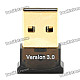 Mini Bluetooth V3.0 USB Dongle Adapter - Black