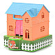 Mechanical Puppy House Coin Saving Bank - Purple + Red + Green