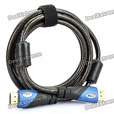 Gold Plated 1080P HDMI V1.4 Male to Male Cable - Translucent Black (1.8M)