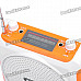 Daile 1.5" LED Multi-Function Megaphone Voice Amplifier Music Speaker w/ FM/TF/Microphone - Orange