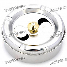 Stainless Steel Rotatable Cover Cigarette Ashtray