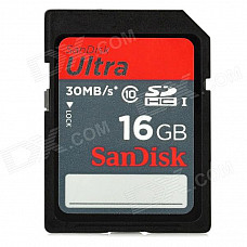 Genuine Sandisk Class 10 SDHC Memory Card - 16GB