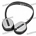 Rapoo 2.4GHz Wireless Headset Headphone with Microphone - Silver + Black