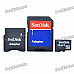 Genuine Sandisk Micro SD/TF Card with SD Card Adapter (32GB)