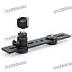 Universal Flash Bracket with Tripod Head for Camera - Black