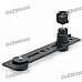 Universal Flash Bracket with Tripod Head for Camera - Black