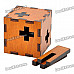 Wooden Swiss Secret Puzzle Box Wood Brain Teaser Toy