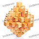 Brain Teaser Disassemble Reassembling Rebuild Wooden Puzzle Toy