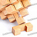 Brain Teaser Disassemble Reassembling Rebuild Wooden Puzzle Toy