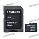 Genuine Samsung TF / Micro SD Memory Card w/ SD Card Adapter - 8GB (Class 6)