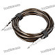 Instrument Guitar Bass Cable Cord - Transparent Grey (6m-Length)