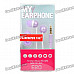 Genuine Kanen E20 Noise Isolation In-Ear Earphone - Purple + White (3.5mm Jack / 120cm Cable)