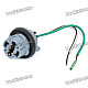 T20 Socket Car Bulb Holder Adapter (12cm-Cable)