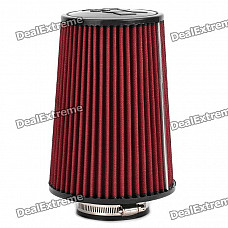 High Flow Air Filter for Car - Red + Black