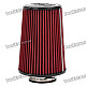 High Flow Air Filter for Car - Red + Black