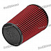 High Flow Air Filter for Car - Red + Black