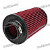 High Flow Air Filter for Car - Red + Black