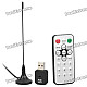 Mini DVB-T Digital TV USB 2.0 Dongle Stick w/ Remote Controller - Black