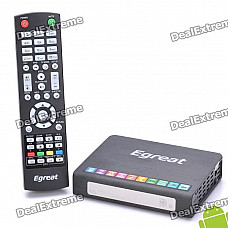 EGREAT R6S Android 2.2 Network Media Player w/ Dual USB / eSATA / LAN / HDMI / - Black (512MB)