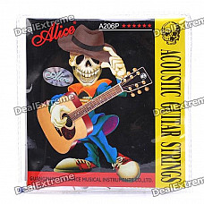 ALICE A206P 0.28/0.38/0.61/0.81/1.07/1.32mm Strings Set for 40~42" Acoustic Guitar (6-Set)