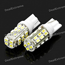 T10 14W 7000K 336-Lumen 28-1206 SMD LED White Light Car Dashboard Lamps (DC 12V / Pair)