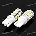 T10 14W 7000K 336-Lumen 28-1206 SMD LED White Light Car Dashboard Lamps (DC 12V / Pair)