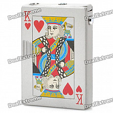 2-in-1 Poker Style Butane Lighter + Money Detector - Random Pattern (1 x AG3)