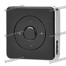 Mini Rechargeable MP3 Player with TF Slot - Black