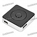 Mini Rechargeable MP3 Player with TF Slot - Black