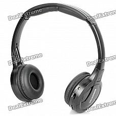 IR Infrared Stereo Wireless Headphone - Black (2 x AAA)