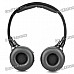 IR Infrared Stereo Wireless Headphone - Black (2 x AAA)