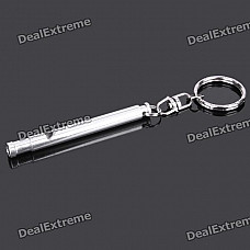 Durable Metal Whistle Keychain (Random Color)