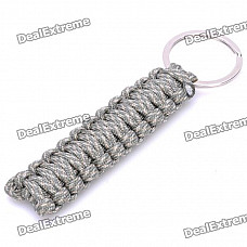 Parachute Rope Lanyard Keychain - Grey