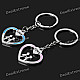 Zinc Alloy Lover Hand-in-Hand Style Keychain (2-Piece Pack)