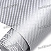 Car Decoration Carbon Fiber Sticker - Silver