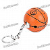 Basketball Style Butane Lighter Keychain - Orange