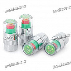 Tire Pressure Realtime Warning Air Valve Indicators (4-Piece Pack)