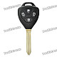 Replacement 4-Button Transponder Smart Key Casing for Toyota